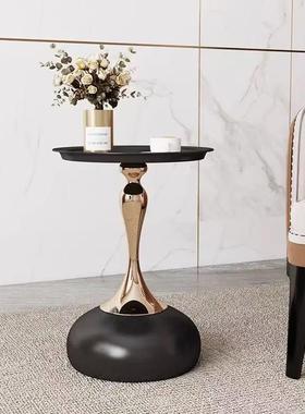 意式现轻奢小茶蛮28044腰沙几发边几客厅几家用创意代简约圆形角