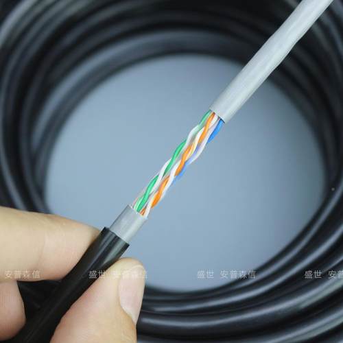 阻3水超六类室外网线千网兆058高导铝at6EZE类络c监控双绞线户外0