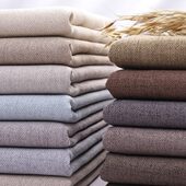 高档软包布料会议室阻燃布亚麻布工程硬包扪布影院透声墙布装 饰布