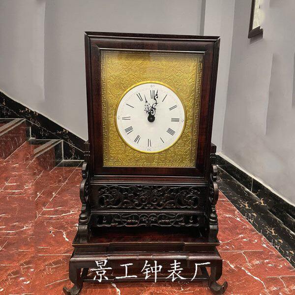 中式古典家具摆设南京钟苏钟红木家具中堂必选机械南京钟高度65