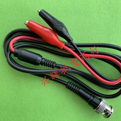 台湾固纬函数信号发生器输出线BNC转双夹线 GTL-101 测试线连接线