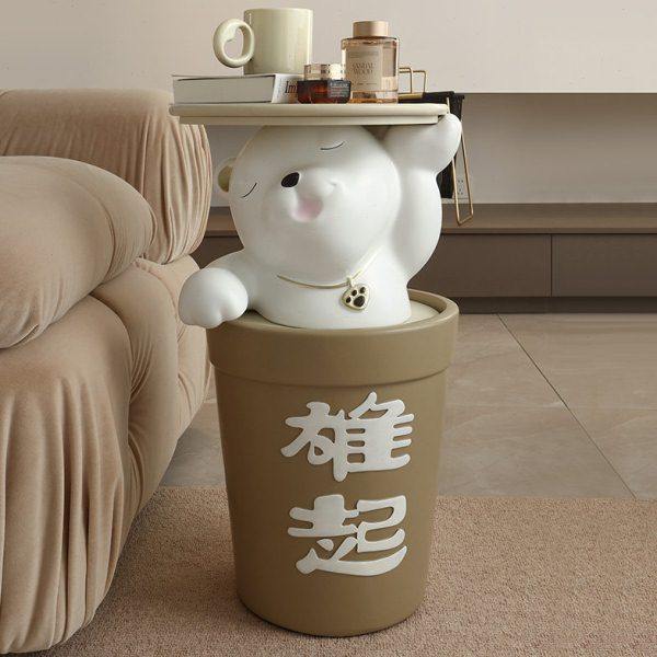 贝汉美熊客厅收纳大型落地摆件高级感轻奢沙发电视柜乔迁新居礼品,家居饰品,落地摆件,淘宝优惠券,粉丝福利购,淘宝优惠卷