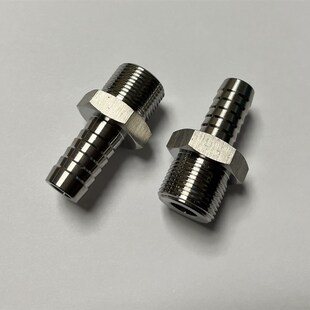 M22x1.5-14mm不锈钢外丝宝塔接头304外螺纹M22x1.5宝塔杆外径14mm