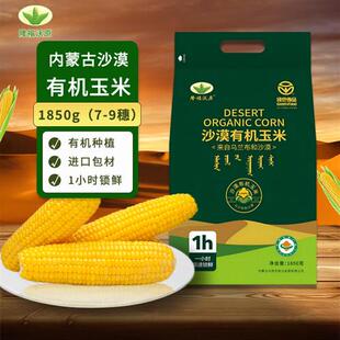 隆福沃原内蒙古沙漠有机甜糯玉米玉米棒新鲜香黏黏玉米真空包装袋
