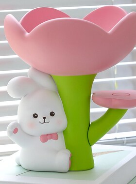 卡通创意家居收纳摆件钥匙玄关桌面公司办公室装饰U品乔迁之喜礼