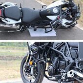 适用贝纳利TRK702 702X保险杠护杠防摔杠三箱大灯罩副油箱改装