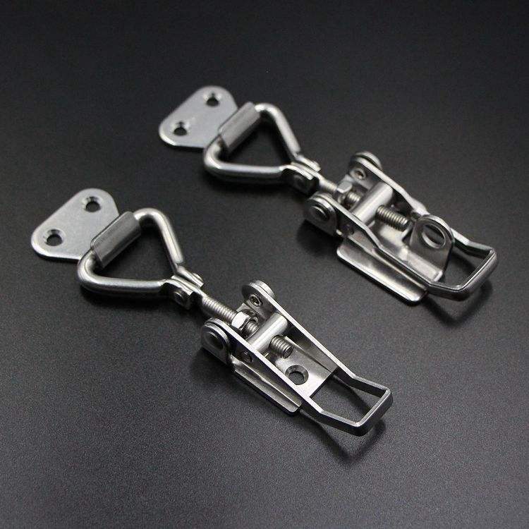 现货304不锈钢可调搭扣 快速夹具木F箱搭扣箱卡扣工业箱扣锁扣可