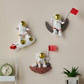 宇航员立体墙上挂饰客厅儿童房沙发背景墙壁壁挂卧室墙面装 饰挂件