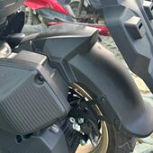 加长后挡泥板改装 哈士奇碳纤维纹 三阳哈士奇ADV150挡泥板 适用