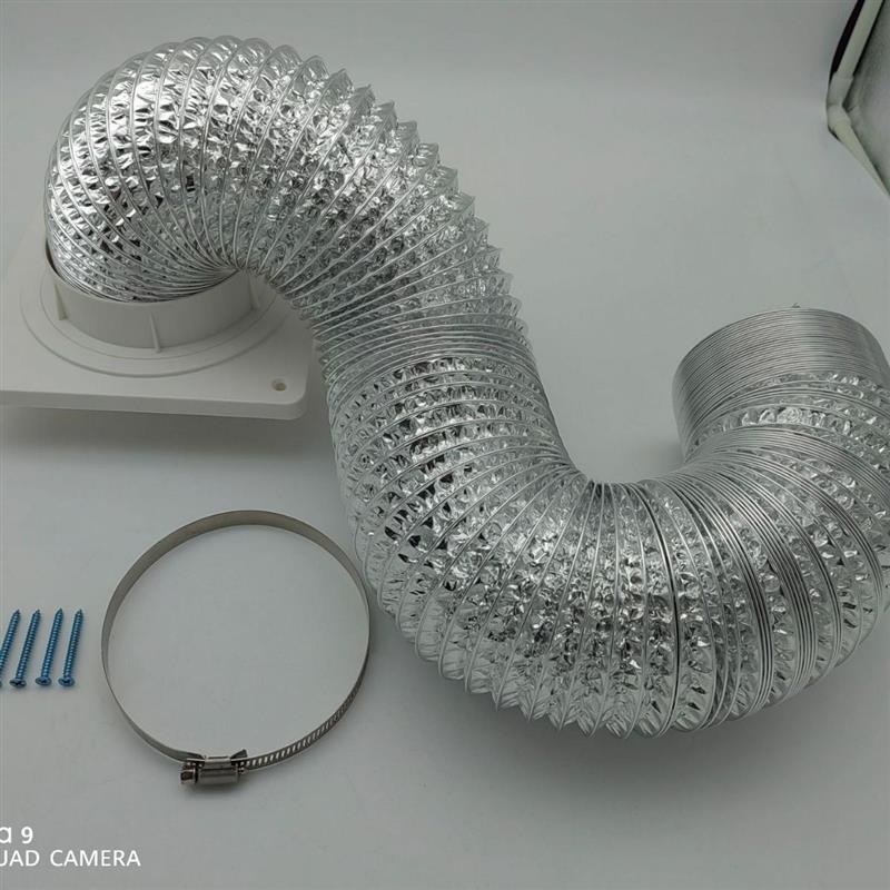 ##带管烘干机接头型号C带铝箔管通风管塑料管件