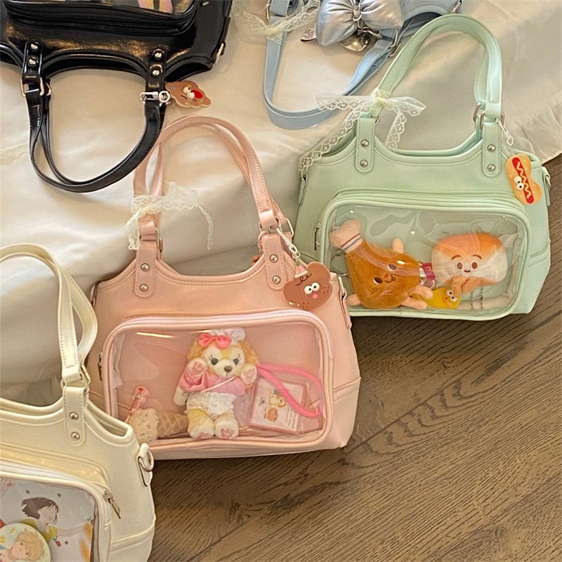 钱一波痛包糖果色斜挎痛包1w0cm娃包小食量可爱百搭上课通勤休闲