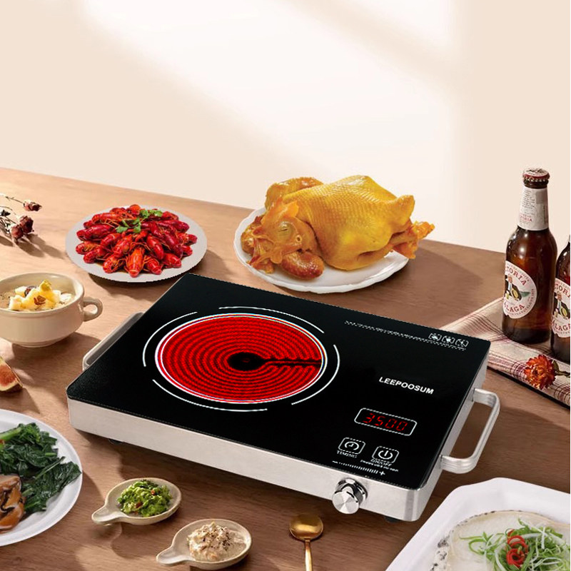 触摸黑晶炉家用泡茶炉光波炉智能台式F爆炒不挑锅无辐射大功率电