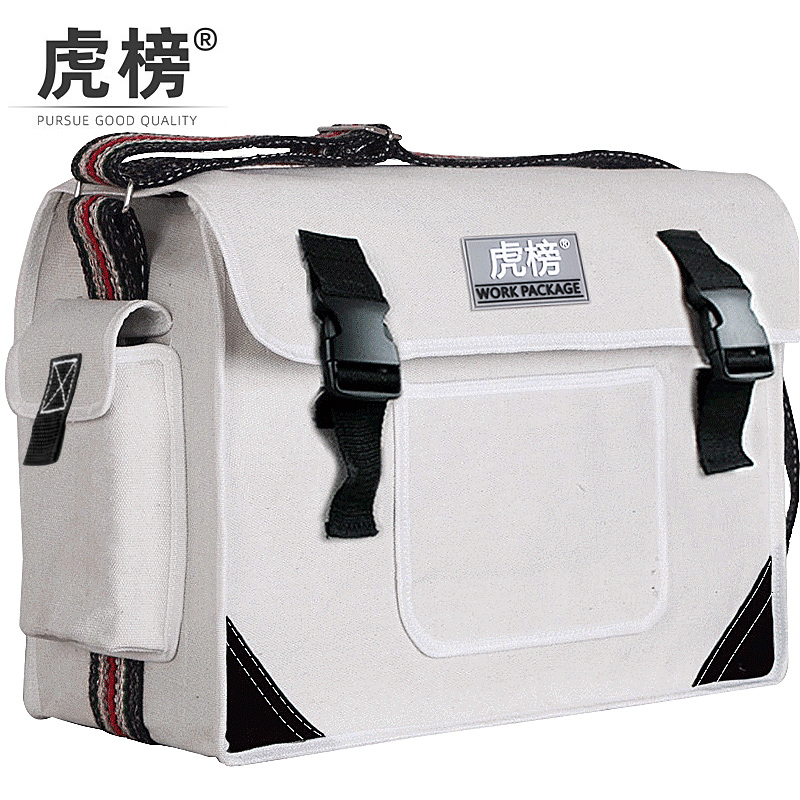 工具包电工专用帆布包多功能维修安装电I工包五金耐磨加厚单肩斜