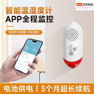 智能温湿度感测器WIFI室内温度计电子家用高精度温度湿度感测器