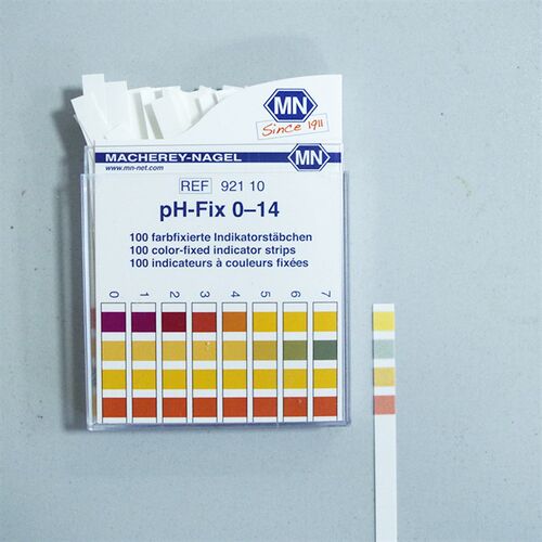 德国进口MN92110PH检测试纸酸碱度值四色高精度快速测定试纸92111