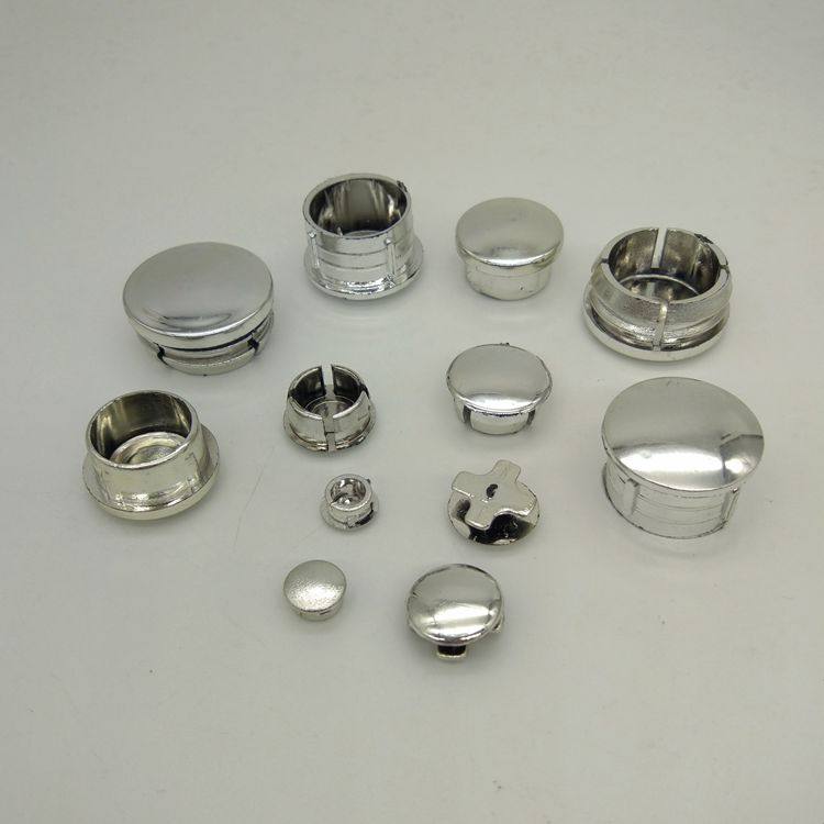 不锈钢色管内塞堵盖封口盖圆管塑料堵头电镀孔塞子堵帽封头盖塞头