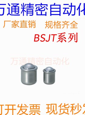 不锈钢球头柱塞 -带肩型/不锈钢轻负载 BSJT3/4/5/6/8 定位珠