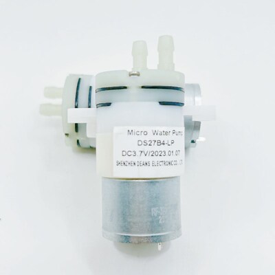 微型自吸泵320隔膜双孔泵静音水泵Dc3.7V饮水机600ml泡茶机水泵