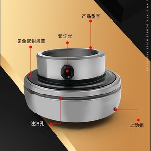 108 进口英制内孔非标外球面轴承YAR208 YAR208 2RF 107