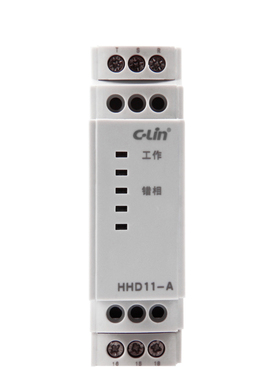 欣灵相序保护器 HHD11-A 超薄型相序保护器 三相相序保护继电器