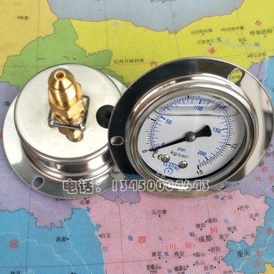 模温机水压表 冷水机水压表 50MM背式带边0~15KG充油压力表,五金/工具,压力表,淘宝优惠券,粉丝福利购,淘宝优惠卷