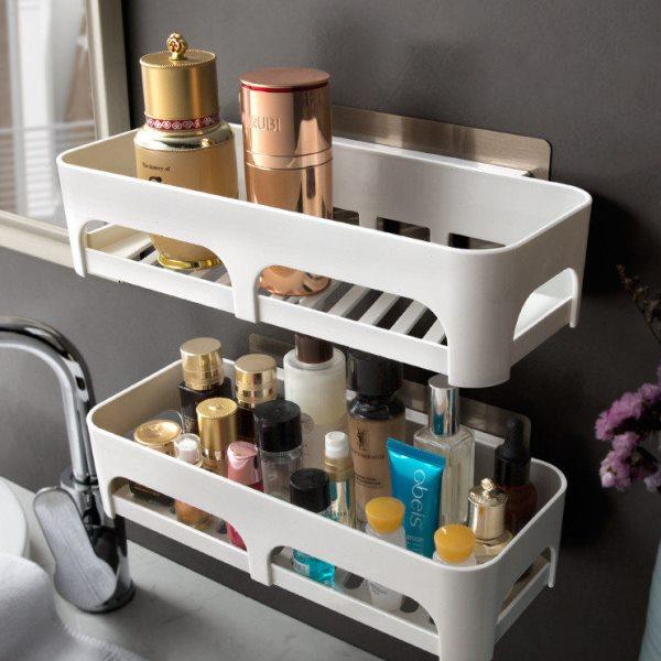 厨房用品收纳架壁挂储物架免打孔浴室洗漱台置物架墙上置物卫生间,家庭/个人清洁工具,浴室角架/置物架,淘宝优惠券,粉丝福利购,淘宝优惠卷