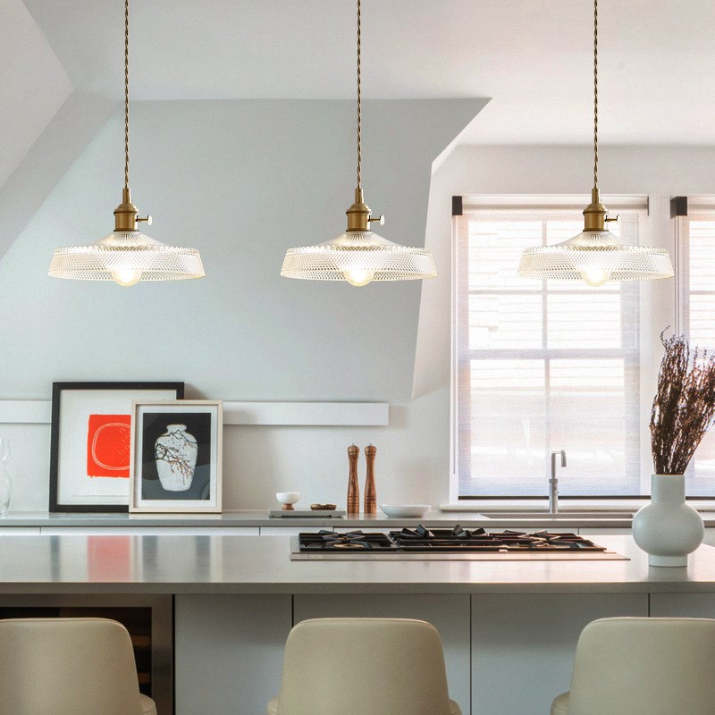 侘寂日式复古黄铜吧台餐厅灯北欧民宿床头橱窗P玄关书房卧室小吊