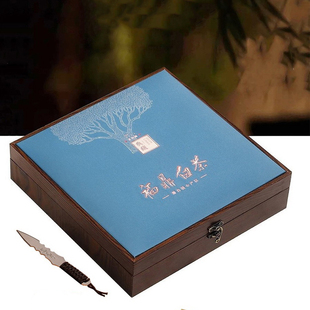 福鼎白茶包装 300克寿眉礼盒茶x叶350克高档白牡丹收纳空茶饼礼品