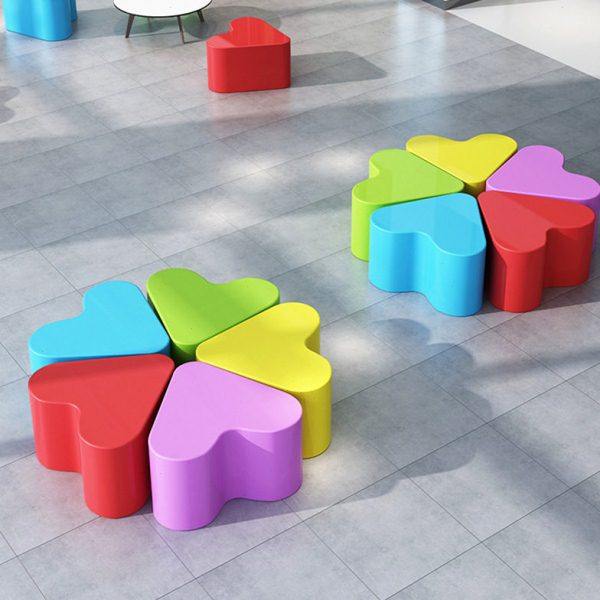 卡通爱心组合玻璃钢座椅售楼部儿童坐凳商场游乐区创意凳心形现货,商业/办公家具,等候椅系列,淘宝优惠券,粉丝福利购,淘宝优惠卷