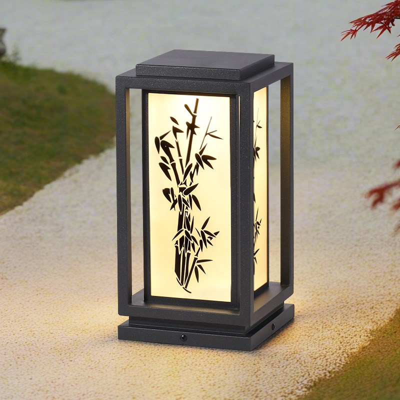 户外太阳能中式草坪灯防水小区别墅庭院灯公N园室外景观花园草地