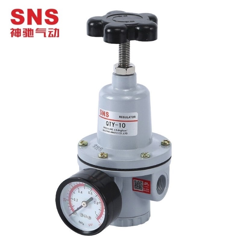SNS神驰气动QTY系列调压阀气y压调节阀减压阀压力可调式调节阀QTY
