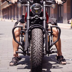 适用春风CLC450改装件护杠保险杠防护杠防摔加厚粗原车位无损安装