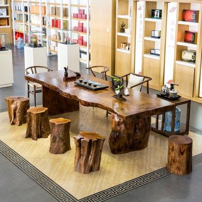 实木茶桌椅组合不规则自然边新中式泡茶桌家用茶室大板桌茶几茶台,商业/办公家具,茶台/茶桌,淘宝优惠券,粉丝福利购,淘宝优惠卷