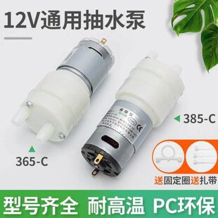 抽水泵水管茶炉配件马达茶吧机12V耐高温电机自吸泵电动小电机