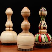 馕针特色工艺品馕戳子正宗新疆烤馕针扎花铁针民族餐厅木雕馕饼针