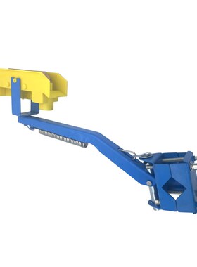 320A-800A通用蓝色加厚转向头黄色头单极滑触线用独臂集电器支架