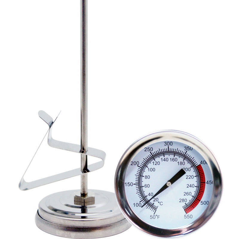 油炸虾 炸鸡翅 炸鸡温度计 高精度油温计 安全不锈钢探针长400MM