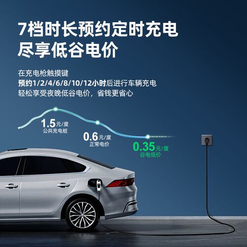 极狐阿尔法T5专用充电枪桩新能源便携式随车充家用7KW汽车用品器