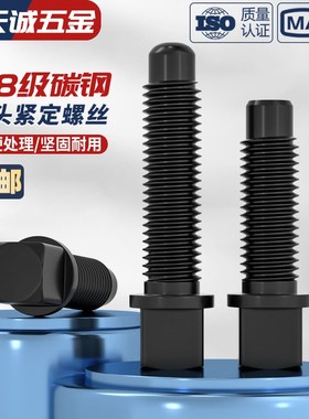 8.8级刀台丝刀架螺丝方头紧定四方头顶丝M8M10M12M16M20M22M24M30