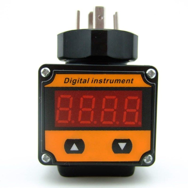 赫斯曼接头式显示表头 温度 压力变送器数显表头 4~20mA 现场显示