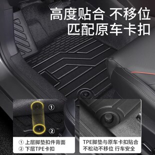 北京BJ30脚垫全包围TPE汽车专用尾箱垫地毯垫子内饰改装配件24款