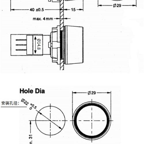 德力/德律ICT TR518FR/FV/FE/SII TR5001E测试机按钮开关DECA原装