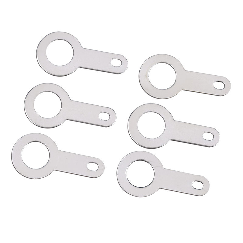 单头焊片铜线耳垫圈圆形环形焊接端子铜接线片铜垫片M2.2-6.2