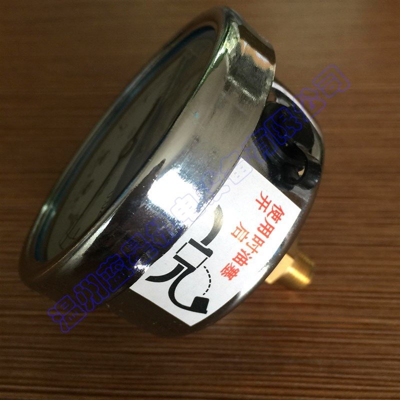 YN60 轴向耐震压力表 -0.1-0MPa 耐震真空表(R1/4)和R1/8