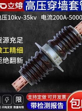 10KV-24KV穿墙套管CWB高压预埋CWC-20/2000A3150A4000A陶瓷铜导体