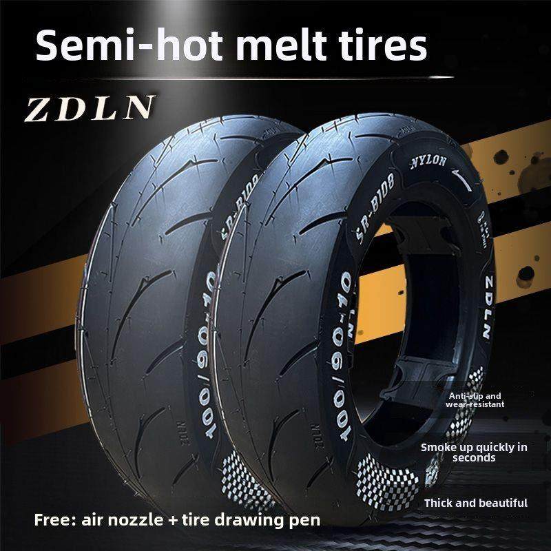 Zdln半热熔胶350/100/ 909010真空轮胎伏西鬼火Gy6摩托车10英寸30