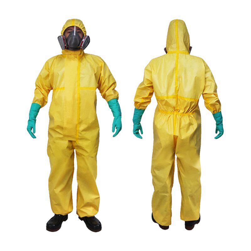 连体式防化连体服全身透气防化学衣服放化服防化兵服防化靴防化鞋