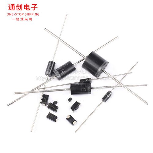 1N4007 5408 5399 5401 5404 6A10A10 4004 IN4001整流二极管直插