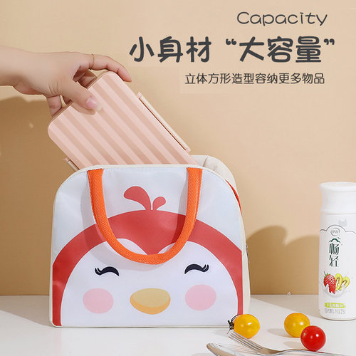 新疆包邮饭盒手提包上班族防水保温袋便当袋饭盒包铝箔加厚饭盒袋
