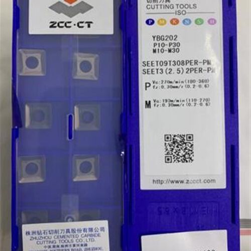 株洲数控铣刀片SEET09T308PER-PM YBG202四方形钢件 不锈钢车刀粒